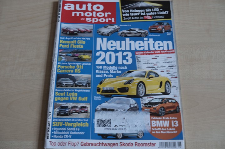 Deckblatt Auto Motor und Sport (26/2012)